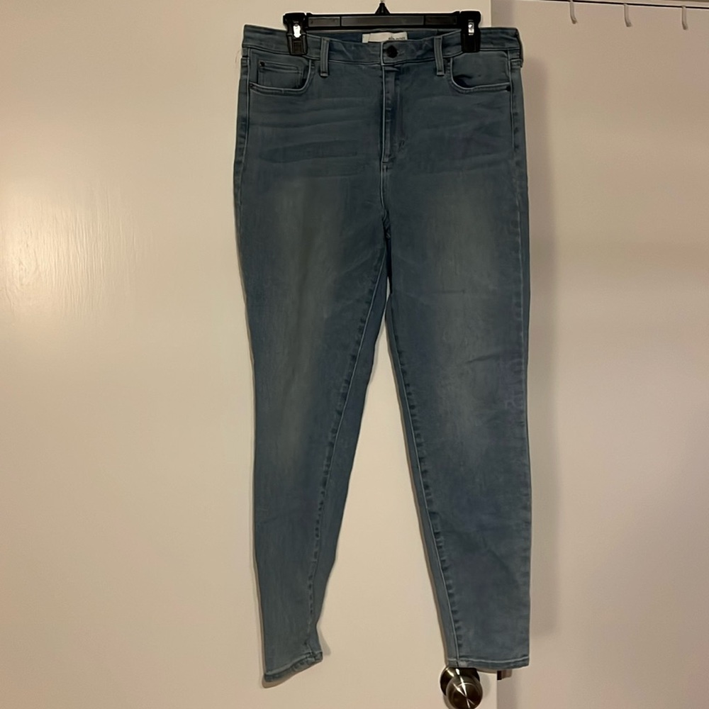 High rise light jeans